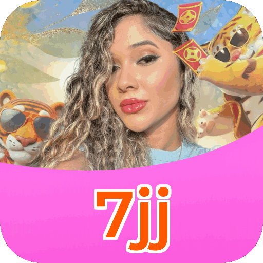 Interface do aplicativo 7jj mostrando jogos disponíveis no iOS e Android